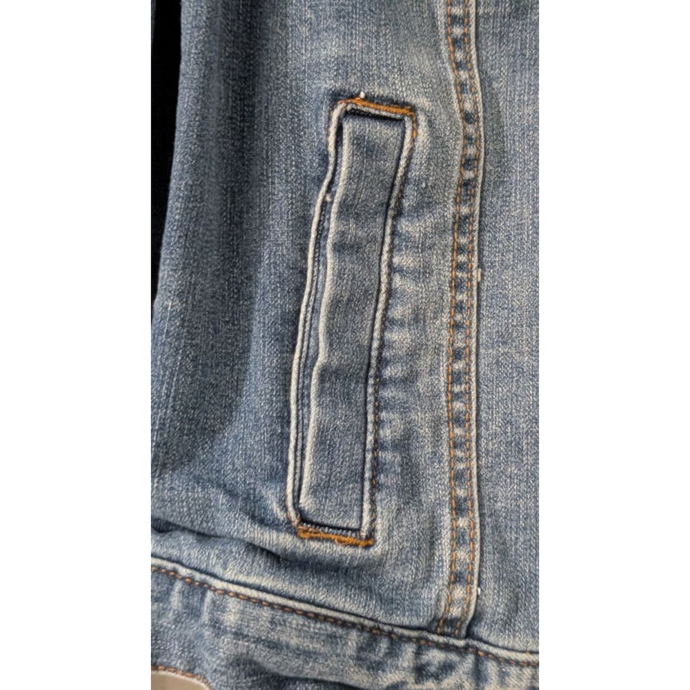 Women's Time and Tru Blue Jean Jacket S - Picture 4 of 12